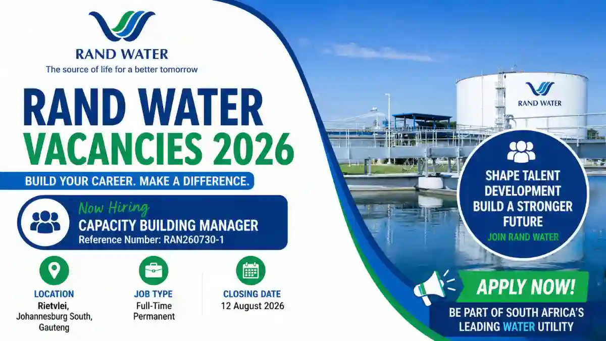Rand Water Vacancies 2026