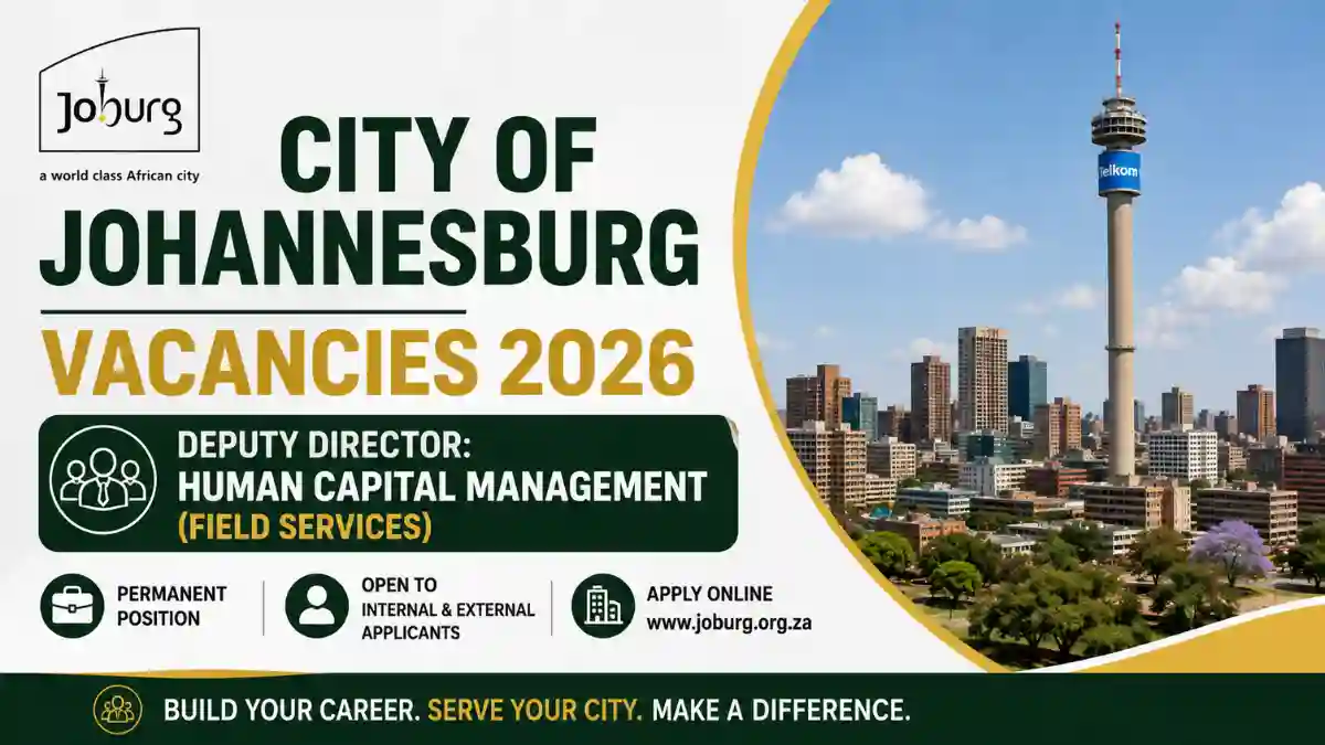 City of Johannesburg Vacancies 2026