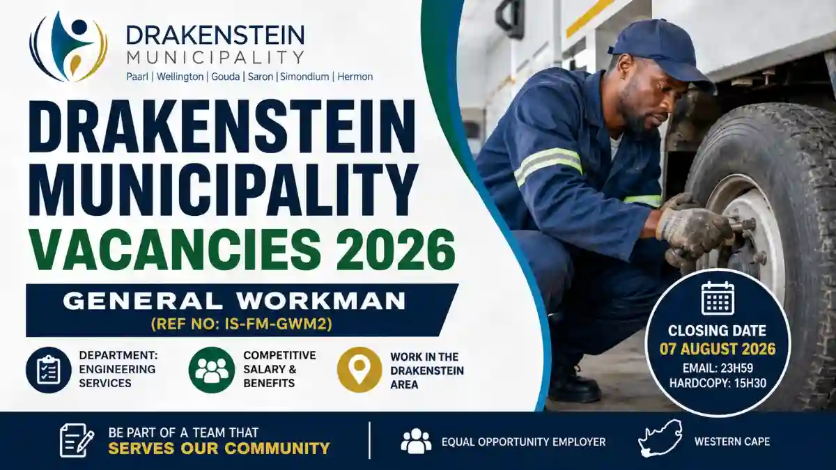 Drakenstein Municipality Vacancies